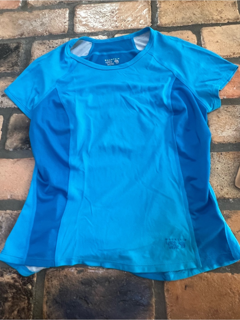 mountain hardwear blue top